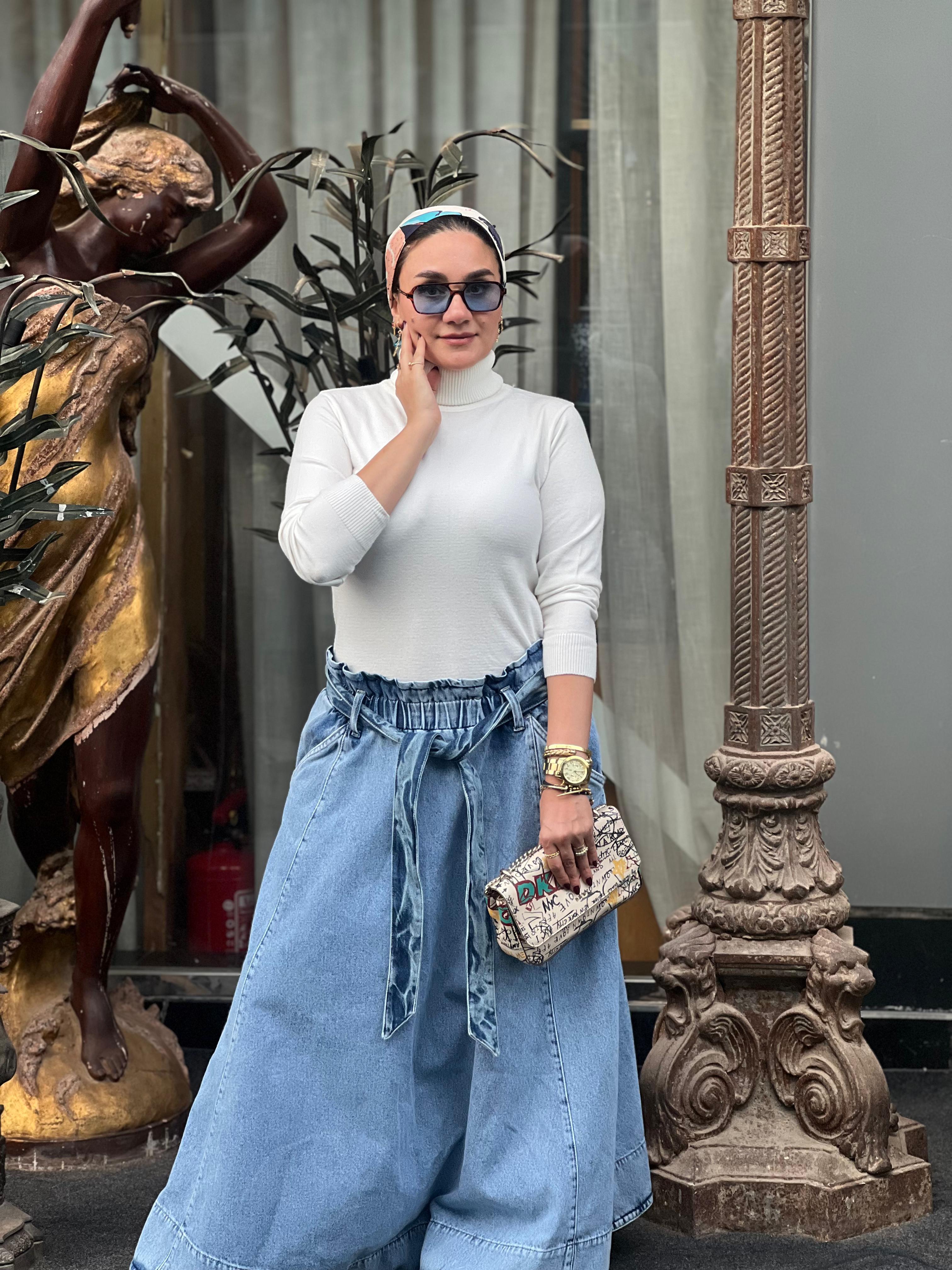 Denim skirt