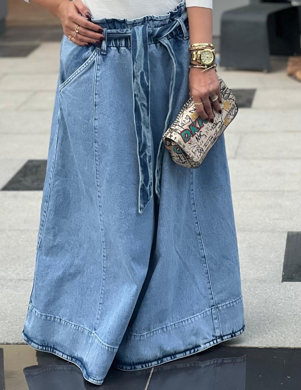 Denim skirt